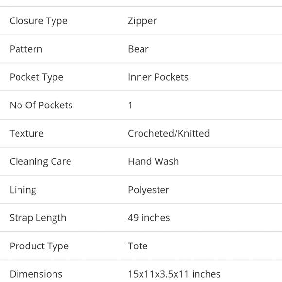 Beautiful Yellow Teddy Bear Shopper With 🐻 Charm. - Picture 6 of 7